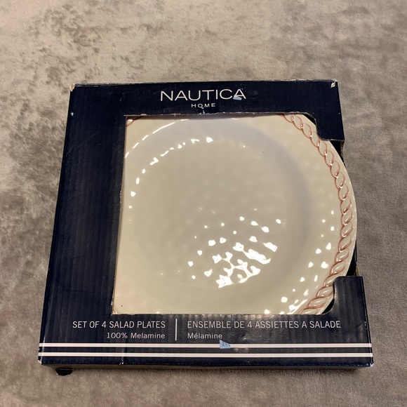 Nautica Dining Nwt Nautica Salad Plates Set Of 4 Poshmark
